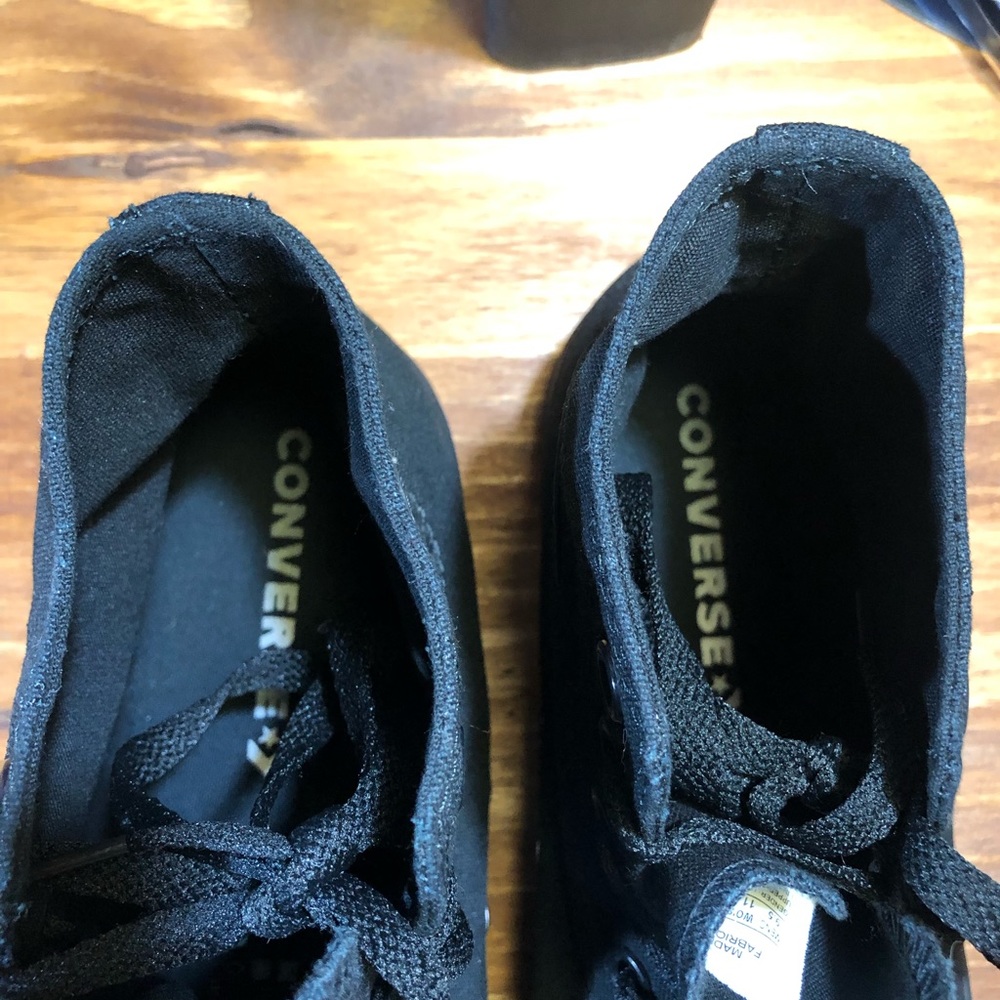 Monochrome Black Converse - Picture 6 of 7